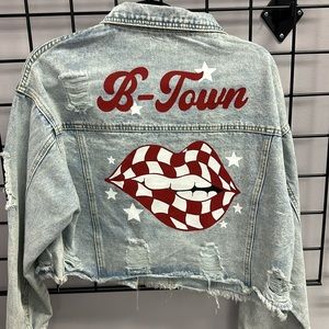 Indiana Hoosiers denim jacket